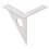 Right Angle Carpenter Ruler 45/90 Degree Woodworking Measurement Tool 16