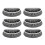 Microfiber Mop Pads Reusable 6 or 12 Pcs Grey 2