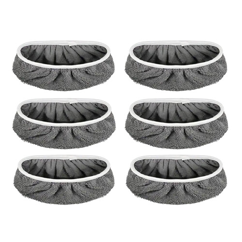Microfiber Mop Pads Reusable 6 or 12 Pcs Grey 1