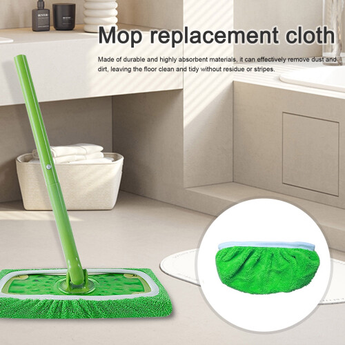 Microfiber Mop Pads Reusable 6 or 12 Pcs Grey 2