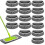 Microfiber Mop Pads for Floor Sweeper 6 or 12 pcs Grey 5
