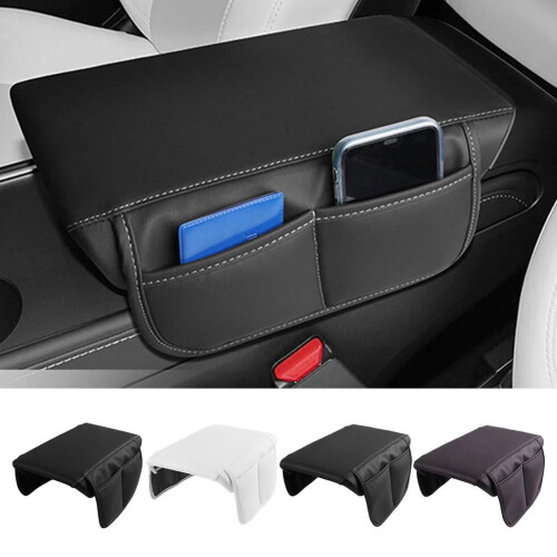 Car Armrest Box Pad Leather Cushion With Storage Function Interior Tuning M 1