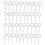 Fire Extinguisher Safety Pins Silver 120 pcs 2.1 x 0.8 x 6