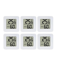 Digitales Thermometer und Hygrometer für Innen- und Außenbereiche, Mini-Temperaturanzeige mit LCD-Display, einfache Bedienung