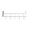 Over Door Hook Rack Silver 3-Pack 5 Hooks 2