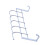 Over Door Hanger Rack Silver 3-Pack 5 Hooks 3