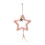 Plush Star Christmas Ornament Pink 9.3 in 2