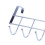 Over Door Hanger Rack Silver 3-Pack 5 Hooks 7