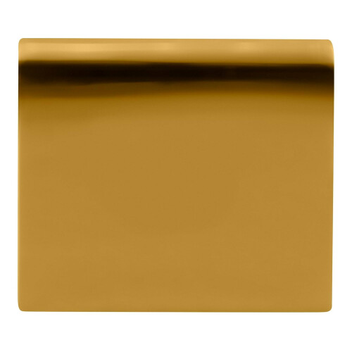 Brass Finish Solid Brass Square Glass Shelf Clamp 2
