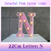 Customizable LED Marquee Letter Lights - Battery-Operated Color Changing Neon Signs for Bedroom Wall Decor & Proposal Party Backdrops