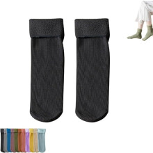 Calcetines Luviess Cozy, calcetines térmicos finos de terciopelo ultrasuave Fleececozy para mujeres, hombres y personas mayores, calcetines