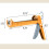 Caulking Gun 10:1 Thrust Ratio Hand Operated No Drip 2