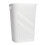 Cesto de ropa rectangular de plástico de 61 cm con tapa abatible, blanco, para adultos 3