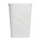 Cesto de ropa rectangular de plástico de 61 cm con tapa abatible, blanco, para adultos 1