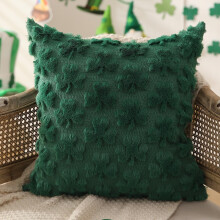 Broderat örngott 18x18 tum St. Patrick's Day kuddfodral Boho Jacquard örngott Bondgårdsdekorativt för soffa sovrum