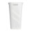 Cesto de ropa rectangular de plástico de 61 cm con tapa abatible, blanco, para adultos 6