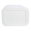 Cesto de ropa rectangular de plástico de 61 cm con tapa abatible, blanco, para adultos 7