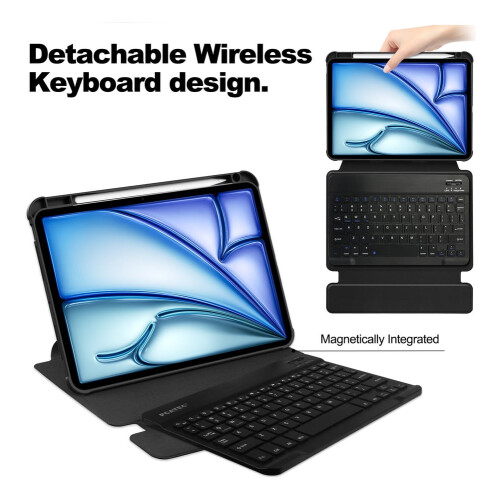 Θήκη πληκτρολογίου συμβατή με iPad Pro13M4 με βάση για μολύβι - Λεπτή και ανθεκτική 1