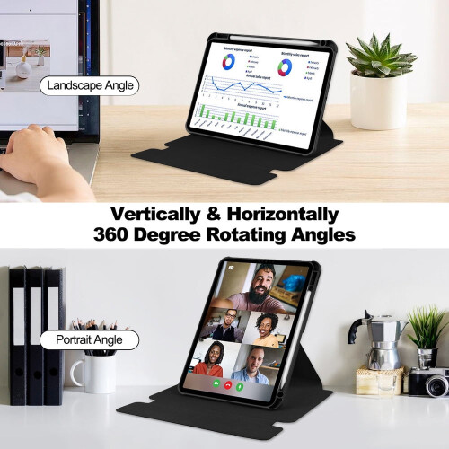 Θήκη πληκτρολογίου συμβατή με iPad Pro13M4 με βάση για μολύβι - Λεπτή και ανθεκτική 2