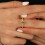 925 Sterling Silver Peridot Eternity Band Ring – 5