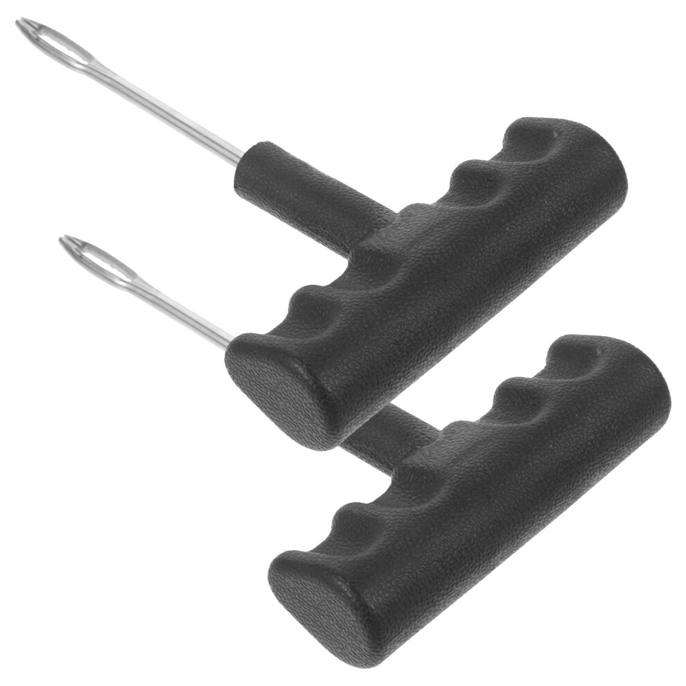 Homemaxs 2Pcs Tire Plug Repair Tool Heavy Duty Puncture Plug Patch Tool Accessory 9482828659492