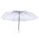 Automatic Open Compact Outdoor Umbrella White Polyester 1 6