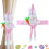 Hand-Knitted Rabbit Curtain Tiebacks Spring Decor 1PC 2
