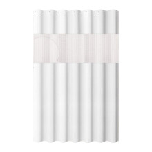 Fehér zuhanyfüggöny fürdőszobába, modern zuhanyfüggöny, téli, fürdőszobás, 71x71 hüvelyk hosszú zuhanyfüggöny szett, hotelstílusú,