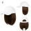 Baseball Hat Wig with Synthetic Hair Extensions, Straight 2
