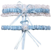 Wedding Garter for Bridal Leg Ring Satin Bow Plus Size Stretch Prom Garters Set