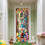 Κάλυμμα Πόρτας Happy Easter31x79in, Αδιάβροχο Υφασμάτινο Πανό με Αυγά & Κουνέλι – 4