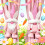 Easter Curtain Tiebacks Rabbit Couple Decorative Holdbacks 7