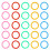Plastic Binder Rings for Loose Leaf Notebooks 150 pcs 1
