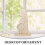Raindrops Wooden Photo Frame for Baby Keepsake Light Yellow 3