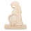 Raindrops Wooden Photo Frame for Baby Keepsake Light Yellow 4