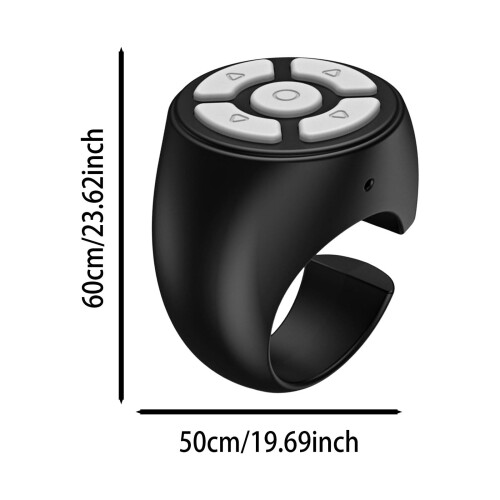 Fingertip Wireless Bluetooth Remote Control 2025 New Hands-Free Scroller Page Turner Clicker Scrolling Ring 2