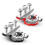 M8 Battery Terminal Clamp Multi Purpose 3-Connection 6