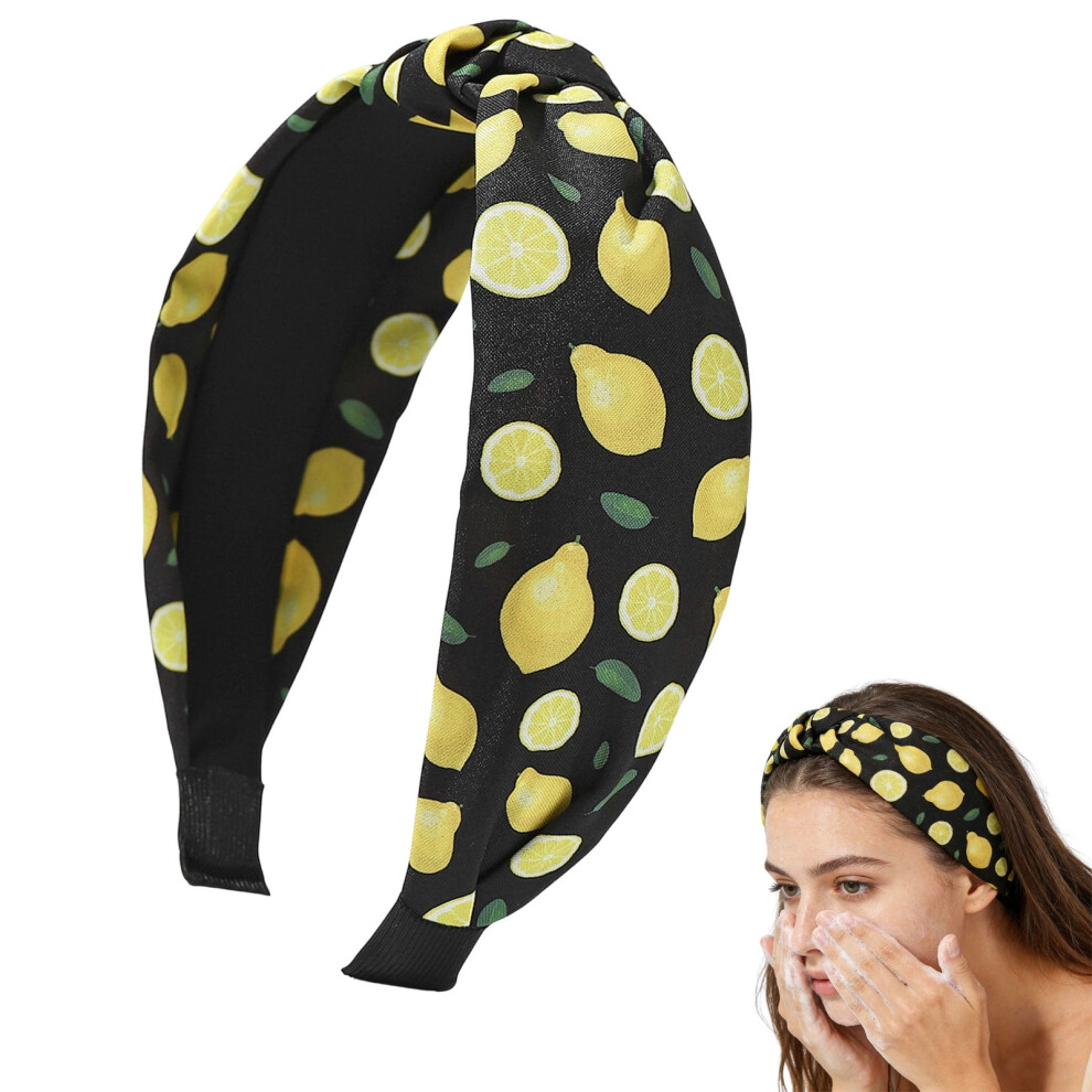 Virenlux fruit knotted headbands for women 2 inch wide