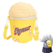 Sac bandoulière Virenlux Popcorn pour femme, amusant, léger, ajustable, compact, avec porte-téléphone et fermeture éclair.