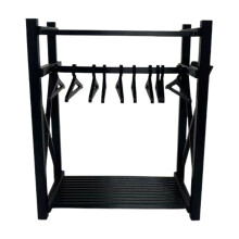 Doll Clothes Wardrobe with 10 Hangers – Portable Organizer for 15/17cm Doll Outfits & Accessories
