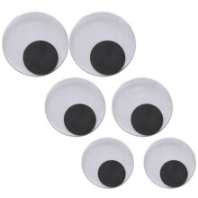 3 Pairs Simulated Plastic Giant Eye Sticker DIY Craft Decal Wiggle Eye Sticker