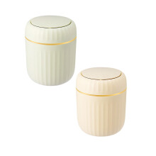 Mini Trash Can with Lid, Pop-Up Design, 6.495.11", for Desk/Kitchen/Bathroom/Dorm