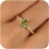 925 Sterling Silver Peridot Eternity Band Ring – 1