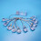 Penguin-shaped string lights 10 LED 1.65 m 3