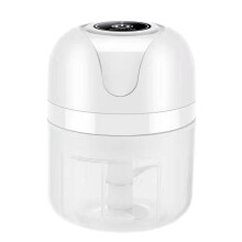 Windcarnival Electric Garlic Press Wireless Water-proof Plastic Simple Operation Electric Meat Grinder Kitchen Tools