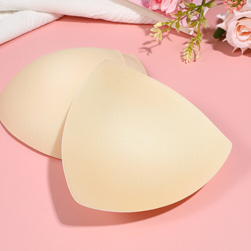 3 Pair Padded Bras Insert Pads Sponge Round Coverage Positionable For Bikini