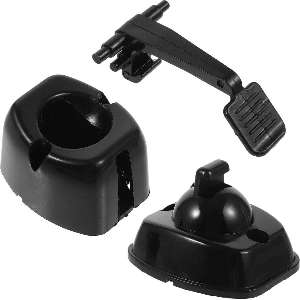 1Pack Nylon Rv Door Latch For Securing Rv Door Passenger Safety 2.36X2.36x2.16in Black 9482828658495
