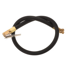 Bicycle High Pressure Tube Air Hose Adapter Inflator Tube Copper 1Pcs