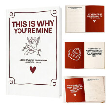 Couples Love Story Journal Keepsake Book for Him or Her