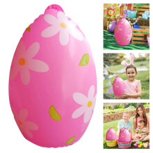 Uovo di Pasqua gonfiabile per esterni, 38 cm, uova colorate gonfiabili per giardino, interni ed esterni, decorazioni per la casa